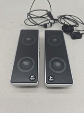 Logitech Speakers S-0194B Portable USB-Powered Computer External Laptop Speakers
