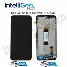 For Xiaomi Redmi 12 4G 23053RN02A Touch Screen LCD Display Digitizer With Frame