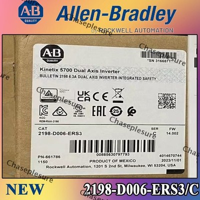 New NEW PLC 2198-D006-ERS3 Kinetix 5700 Dual Axis Inverter 2198 D006 ERS3