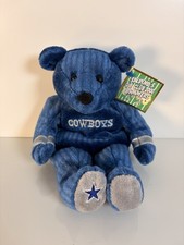 2000 Salvino's NFL Bammers Dallas Cowboys TROY AIKMAN Blue Beanie BearPlush