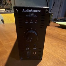 AudioSource Amp 5.1 Monoblock Amplifier, 1 Channel, RCA, Balanced Input, Black