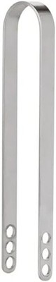 Stelton Eiszange aus satinpoliertem Edelstahl, designed von Arne Jacobsen aus