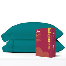Mayfair Linen 100 Egyptian Cotton Pillow Cases Queen Size Set Of 2 - Luxury