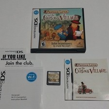 Professor Layton And The Curious Village (Nintendo DS) CIB Tested