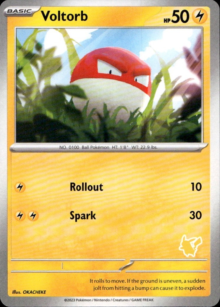 Voltorb My First Battle Pokemon Near Mint
