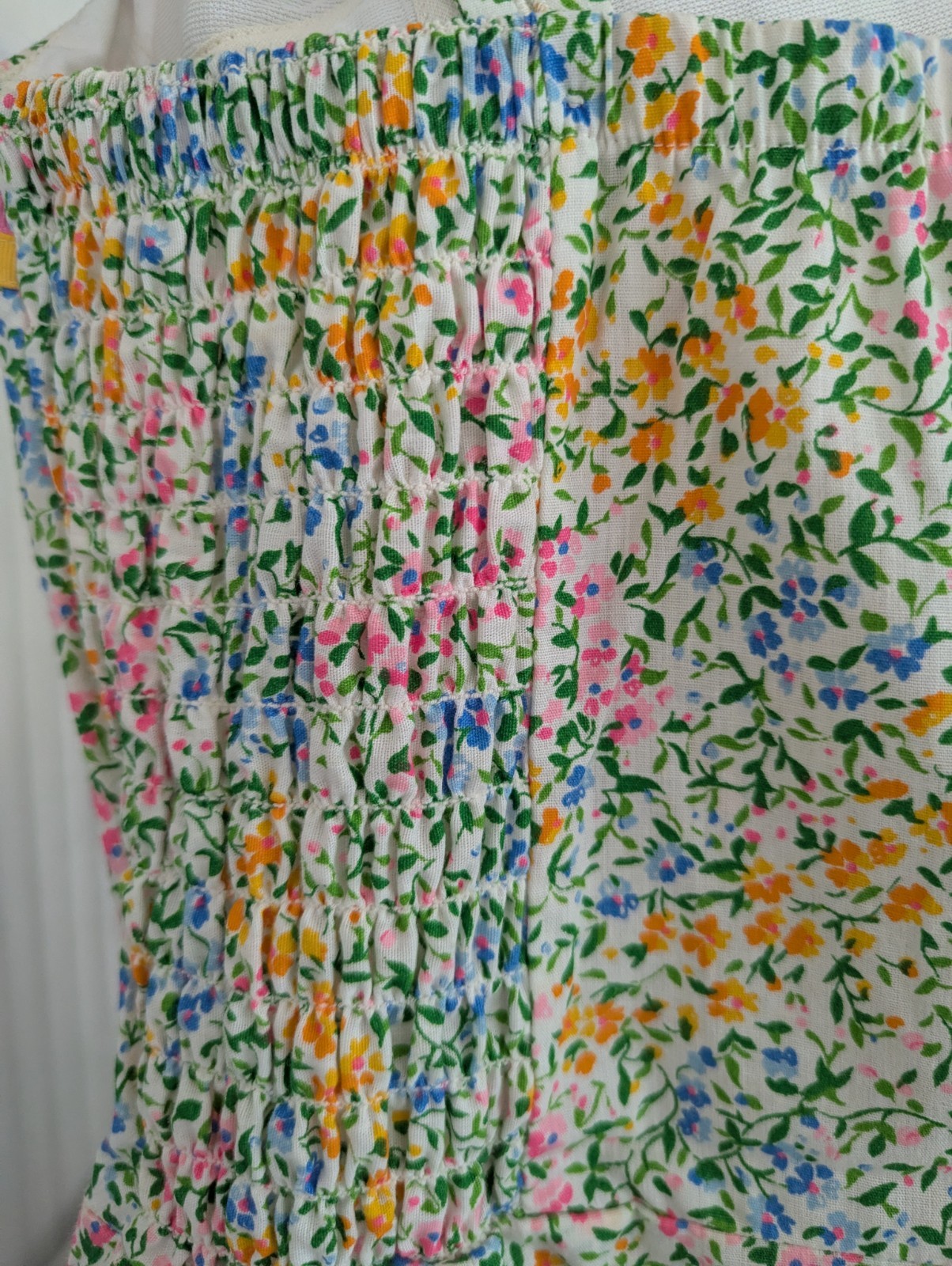 Vintage NWT Gabar Playsuit, 1960's, Flower Power Print! Groovy! Vtg Size 18, M