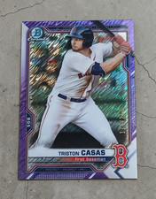 Topps 2021 Bowman Chrome Prospects Triston Casas #BCP-168 Speckle /299