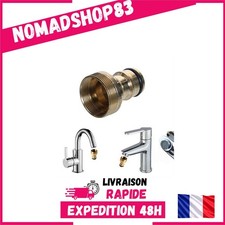 Adaptateur universel robinet cuisine raccord tuyau laiton SBYMX