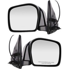 Power Mirror Set For 2000-2004 Toyota Tacoma Primed Manual Folding