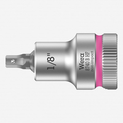 Wera 003080 3/8'' Drive Zyklop Hex-Plus Bit Socket with Holding Function 1/8''