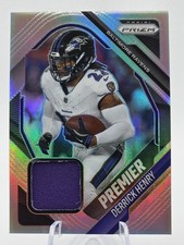 Panini 2025 Prizm Premier Jerseys Memorabilia Derrick Henry Ravens PJY-DHY