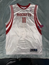 YAO MING HOUSTON ROCKETS REEBOK WHITE AUTHENTIC NBA JERSEY SIZE 48 NEW XL