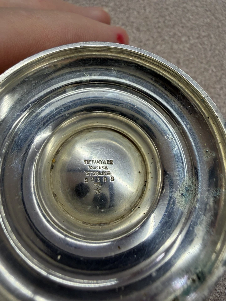 Соляной погреб 19 века Tiffany & Sterling Master с отделкой Goldwash - Изображение 3 из 4