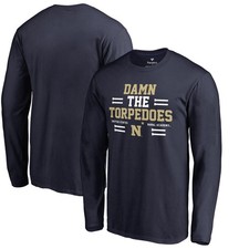 Men's Navy Navy Midshipmen Hometown Collection Damn the Torpedoes Long Sleeve