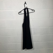 Zara Black Sleeveless Halter Bodycon Dress Size L / Size L / Midi / Womens ...