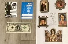 ALICE COOPER 2011 ROCK & ROLL HALL OF&nbsp;FAME PROGRAM LOT