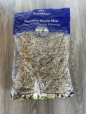 Preserved Spanish Moss Natural Color 200 Cubic Inches for Hobby and Crafting