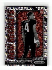 Desmond Ridder 2022 Panini Prizm #NR-2 Falcons New Recruits Prizms No Huddle RC
