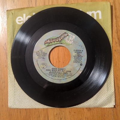 Eddie Rabbit Every Which Way But Loose/Under The Double Eagle 45rpm E45554