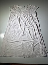 Vintage Miss Elaine Woman s Nightgown Dress Light Pink Size Large
