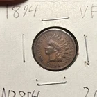1894 1C Indian Head Cent VF, better date N2854