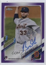 2021 Topps Chrome Rookie Purple Refractor 235/250 Bryan Garcia #RA-BG Auto 0s3