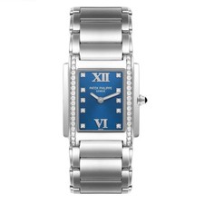 Patek Philippe Twenty-4 25MM Blue Dial Quartz- 4910/1200A-001
