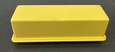 Vintage Rubbermaid Butter Dish Saver 3800 Yellow Butter Color Holds 1 Stick