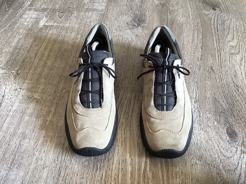 Ecco weiche bequeme Damen-Wanderschuhe Größe 37 US 7 beige hellbraun Schnürschuhe Oxford-Schuhe - Bild 6 von 13