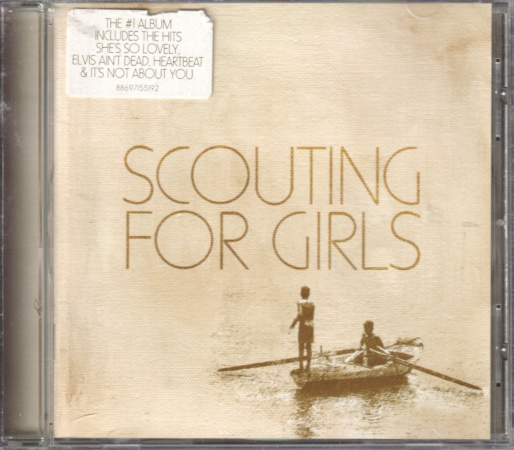 Scouting For Girls Self-Titled CD Europe Sony BMG 2007 with stickered case