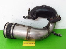 1986 KAWASAKI X2 650 OEM EXHAUST HEAD PIPE AND CHAMBER bolt clamp style coupler