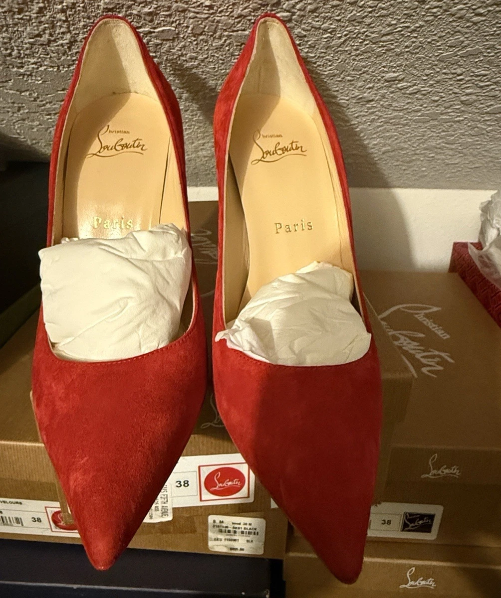 Christian Louboutin Women's Suede Heels for sale | eBay