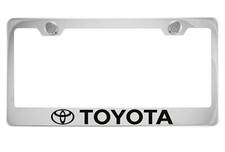 Toyota Chrome License Plate Frame