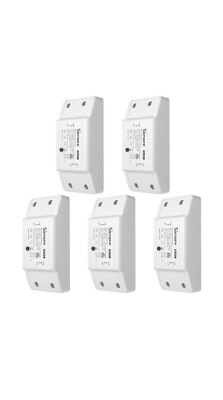 5er Pack Sonoff Basic R2 WLAN Smart Switch DIY Modul 10A 2200W für Amazon Alexa