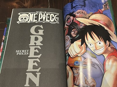 ONE PIECE GREEN SECRET PIECES EIICHIRO ODA JAPANESE JAPAN MANGA