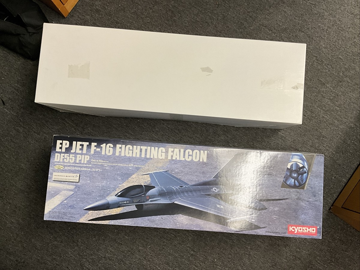 Kyosho F-16 Fighting Falcon Jet Fighter RC Airplane W Kyosho F-16 Fighting Falcon Jet Fighter RC Airplane W
