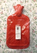 Jobar Hot Water Bottle Rubber New in Bag 7 x 14 Red Tested Vintage