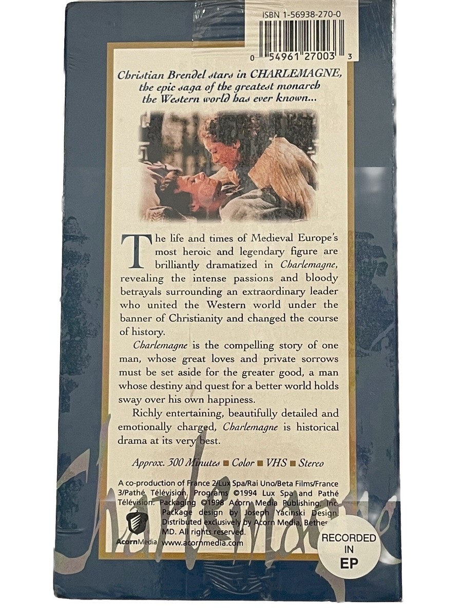 その他 Charlemagne [VHS] Charlemagne 1994 VHS Tested! Christian Brendel All 5 TV Episodes