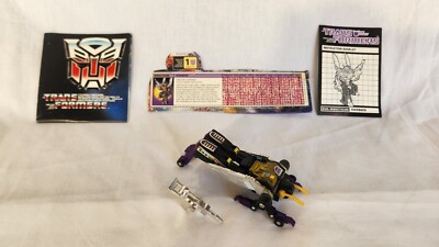 Kickback 100% Complete Vintage 1984 G1 Transformers Hasbro Action Figure