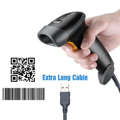 Eyoyo 1D QR 2D Barcode Scanner USB Wired Bar Code Scanner Fit Windows Mac Linux