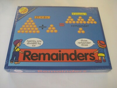 NEW Smart Kids Educational Resources Remainders Board / Card Game