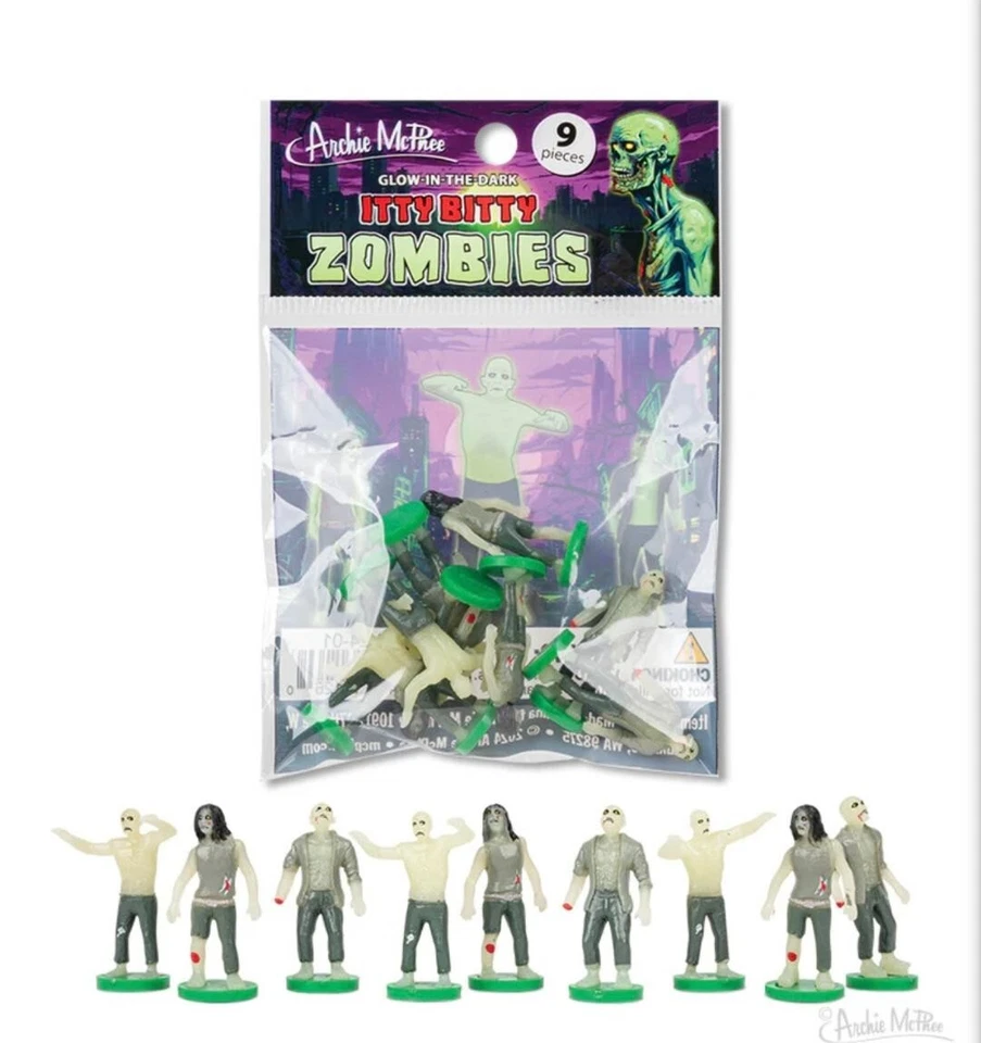 ACCOUTREMENTS ITTY BITTY ZOMBIES - 9 Piece Assorted Bag