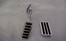 XL Aluminum Throttle Gas Pedal w/ Brake Pad Rubber Inserts Hot Rat Street Rod