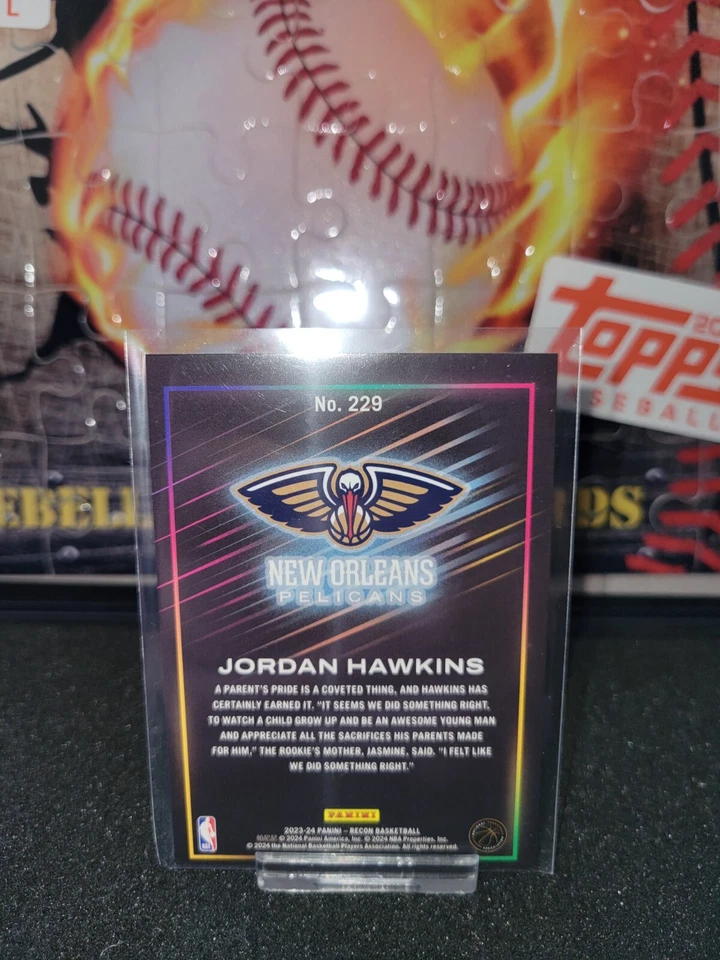 Jordan Hawkins 2023-24 Panini Recon Foil Parallel Pelicans - Image 2 of 2