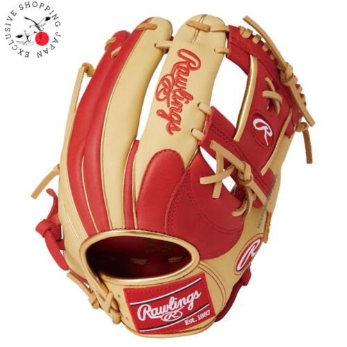 Rawlings Baseball Glove Hyper Tech Color Sync Infielder 11.25" GR4HTCN62 Scarlet - 第 1/8 張圖片