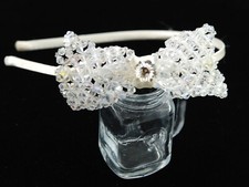 Crystal beaded head band