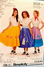 SIMPLICITY PATTERN 8628 SKIRTS CHARACTER COSTUME MISS SIZES 14 16 18 20 22 UNCUT