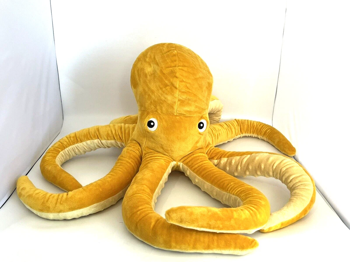 BLÅVINGAD soft toy, octopus/yellow, 20 - IKEA