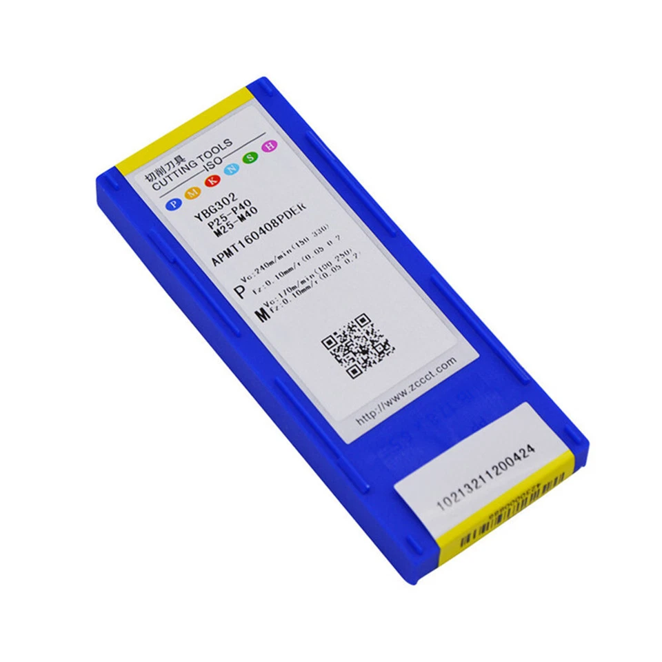 ZCC-CT APMT160408PDER YBG302 CNC Carbide Inserts 10pcs for Steel Stainless Steel - Image 3 of 4