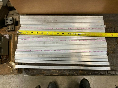 20 pcs lot  1/2" Square x 16 3/4" long, Solid Stock, 6061-T6511 aluminum bars